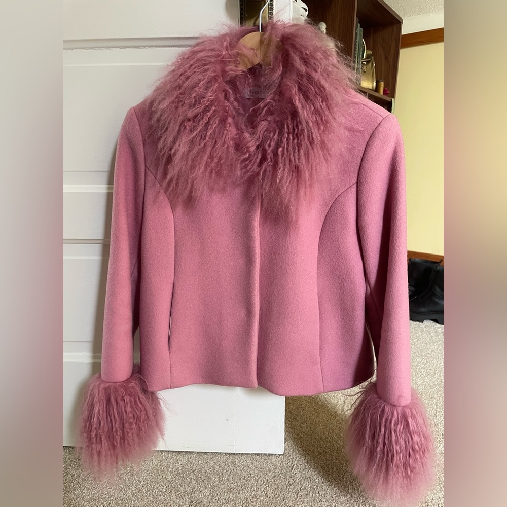 Saks Potts Dorthe Pink Coat
